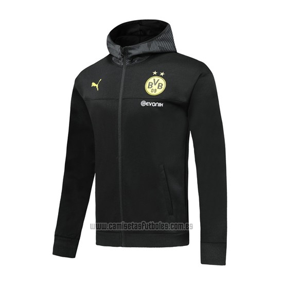 Chaqueta con Capucha del Borussia Dortmund 2019-2020 Negro